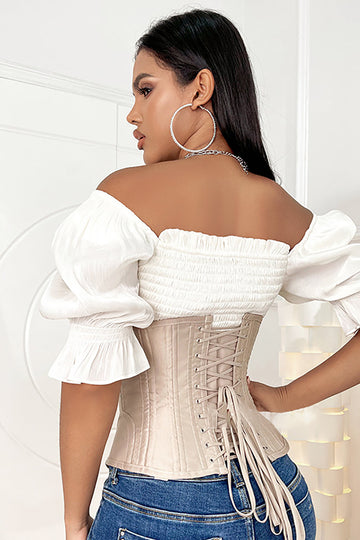 Bielizna modelująca ze stalowej bawełny bez kości z długim tułowiem